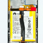 Дисплей Huawei GR5 2017 (Berlin-L21), Black | в сборе с сенсорным экраном (тачскрин), передней панелью, голосовым динамиком, аккумулятором, боковыми к, оригинал (02351BPB)