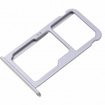 Трей для сим карты, Silver Huawei P10 (Victoria-L29A), оригинал (51661EAX)