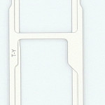 Трей для сим карты, Silver Huawei P10 (Victoria-L29A), оригинал (51661EAX)