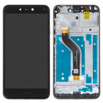 Дисплей Huawei P8 Lite 2017 (Prague-L21), Black | в сборе с сенсорным экраном (тачскрин) c рамкой (02351DMR)