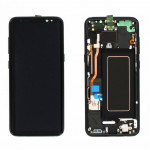 Дисплей Samsung Galaxy S8 (G950),  Black | с сенсорным экраном (тачскрин) и рамкой,  оригинал (GH97-20457A)