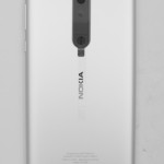 Панель задняя (Крышка батареи), серебристая (Dual Sim, TA-103) Nokia 5, оригинал (20ND1SW0001)