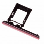 Держатель сим карты, DS Black SONY Xperia XZ Premium G8142, оригинал (1307-9908)