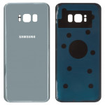 Задняя панель корпуса Samsung G955F Galaxy S8 Plus, серебристая, arctic silver