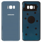 Задняя панель корпуса Samsung G955F Galaxy S8 Plus, голубая, coral blue