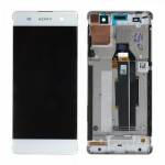 Дисплей Sony Xperia XA Dual F3112/  F3111/  F3113/  F3115, White | в сборе с сенсорным экраном (тачскрин) и рамкой (78PA3100080)