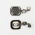 Шлейф Apple iPhone 6S/  iPhone 6S Plus, c кнопкой Home с пластиком (Black)