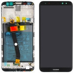 Дисплей Huawei Mate 10 Lite (Rhone-L21), Black | в сборе с сенсорным экраном (тачскрин), голосовым динамиком, виброзвонком, боковыми кнопками и батаре, оригинал (02351QCY)