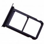 Трей держатель сим карты, Black Huawei P20 (emily-L29c), оригинал (51661JBA)