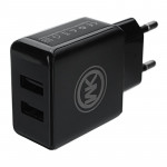 Сетевая зарядка WK Blanc 2 USB WP-U11 / black/ , оригинал