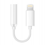 Переходник adapter Lightning Apple Connector to 3.5mm Music (MMX62FE/ A) / white/  упаковка, оригинал (MMX62FE/ A)