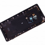 Задняя часть корпуса Black SONY Xperia XZ2 H8266 | в сборе с кнопками громкости, камеры и включения, линзой камеры, сенсором пальца, NFC, оригинал (1313-1202)