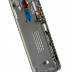 Задняя часть корпуса с линзой камеры, кнопками громкости и включения (Dual sim), Silver NOKIA 8 Dual (TA-1004), оригинал (20NB1SW0014)