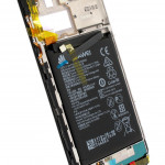 Дисплей Honor 6A (DLI-TL20), Black | в сборе с сенсорным экраном (тачскрин), рамкой и аккумуляторной батареей, оригинал (02351KTW)