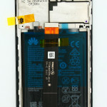 Дисплей Honor 7A (DUA-L22), Black | в сборе с сенсорным экраном (тачскрин), рамкой и аккумуляторной батареей, оригинал (02351XHS)