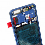 Дисплей Honor 9 (STF-L09), Silver | в сборе с сенсорным экраном (тачскрин), батареей, динамиком разговорным, виброзвонком, оригинал (02351LCD)