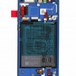 Дисплей Honor 9 (STF-L09), Black | в сборе с сенсорным экраном (тачскрин), батареей, динамиком разговорным, виброзвонком, оригинал (02351LGK)