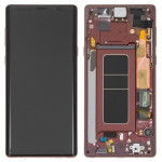 Дисплей Samsung Galaxy Note 9 (N960),  Metallic Copper glass | в сборе с сенсорным экраном (тачскрин) и рамкой,  оригинал (GH97-22269D)