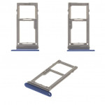 Держатель SIM-карты Samsung N960 Galaxy Note 9, синий, c держателем MMC, ocean Blue, single SIM