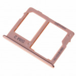 Трей держатель сим карты и карты памяти, для цвета аппарата Gold Samsung J415 Galaxy J4 Plus (2018), оригинал (GH64-07065E)