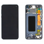 Дисплей Samsung G970 Galaxy S10e, Black, с сенсорным экраном, с рамкой, оригинал (GH82-18852A)