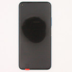 Дисплей Huawei Honor 20 Pro (YAL-L41), сине-зеленый | с сенсорным экраном (тачскрин), рамкой, сканером, динамиком и аккумулятором, оригинал (02352VKL)