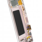 Дисплей Samsung G975 Galaxy S10 Plus, Ceramic White, с сенсорным экраном, с рамкой, оригинал (GH82-18849J)