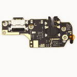 Плата зарядки Xiaomi Redmi Note 8, коннектора наушников, коннектора зарядки, с микрофоном, с компонентами, оригинал (56000b0c3j00)