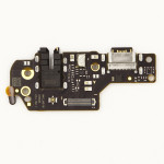 Плата зарядки Xiaomi Redmi Note 8, коннектора наушников, коннектора зарядки, с микрофоном, с компонентами, оригинал (56000b0c3j00)