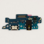 Шлейф Samsung M205 Galaxy M20, коннектора наушников, коннектора зарядки, с микрофоном, плата зарядки