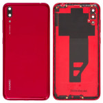 Задняя панель корпуса Huawei Y7 2019 (DUB-L21), красная, coral red