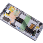 Дисплей Samsung N975 Galaxy Note 10 Plus, белый, с сенсорным экраном, с рамкой, aura white, оригинал (GH82-20838B)