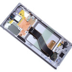 Дисплей Samsung N970 Galaxy Note 10, Aura White | с сенсорным экраном, с рамкой, оригинал (GH82-20818B)