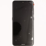 Дисплей NOKIA 7.2 (TA-1181/  TA-1196)/  6.2 (TA-1198/ TA-1200), Black | с сенсорной панелью и рамкой, 2280x1080, 6,3, оригинал (5079AA000075)