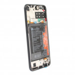 Дисплей Huawei P40 lite E (ART-L29), Midnight Black | в сборе с сенсором (тачскрин), аккумулятором, динамиком, вибро, оригинал (02353FMW)