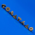 Комплект роликов (8шт) для нижнего ящика к посудомоечной машине Electrolux 50286965004, оригинал (50286965004)