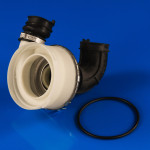 Нагревательный элемент проточный 1800/ 1960W для посудомоечной машины Indesit Ariston C00257904, оригинал (C00257904)