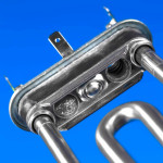 Нагревательный элемент для стиральной машины Indesit Ariston 1700W L=165мм C00094715, оригинал (C00094715)