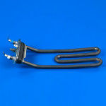 Нагревательный элемент загнутый для стиральной машины 1950w (без отверстия) C00273279, оригинал (C00273279)