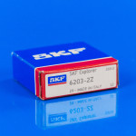 Подшипник 6203 zz skf для стиральной машины Indesit Ariston C00002590, оригинал (C00002590)