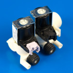 Электроклапан подачи воды ELECTROVALVE 2 WAY 7 для стиральной машины Indesit Ariston C00110333, оригинал (C00110333)