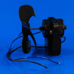 Мотор 12W F61-10G вентилятора с крыльчаткой D=100мм для холодильника Whirlpool 481936170011, оригинал (481936170011)