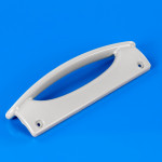 Ручка двери для холодильника Whirlpool серая 481249818661, оригинал (481249818661)