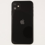 Задняя панель корпуса Apple iPhone 11, Black, в сборе с шлейфами и разъёмом, оригинал