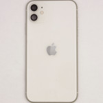 Задняя панель корпуса Apple iPhone 11, White в сборе с боковыми кнопками и шлейфами, оригинал