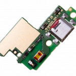 Плата зарядки Huawei P10 Lite (WAS-LX1/ WAS-L21) с антенной и микрофоном, оригинал (02351FAQ)