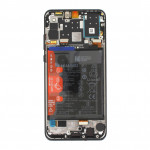 Дисплей с передней панелью, с сенсором и аккумуляторной батареей Midnight Black Huawei P30 Lite new edition 2020 (MAR-LX1B/  MAR-L21BX/  MAR-LX1M), оригинал (02352PJM)