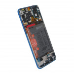 Дисплей с передней панелью, с сенсором и аккумуляторной батареей Peacock Blue Huawei P30 Lite new edition 2020 (MAR-LX1B/  MAR-L21BX/  MAR-LX1M), оригинал (02352PJP)