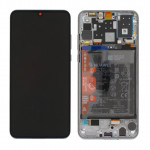 Дисплей с передней панелью,  с сенсором и аккумуляторной батареей Pearl White Huawei P30 Lite new edition 2020 (MAR-LX1B/  MAR-L21BX/  MAR-LX1M),  оригинал (02352PJN)