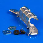 Петля люка для стиральной машины Bosch, 153150, оригинал (153150)